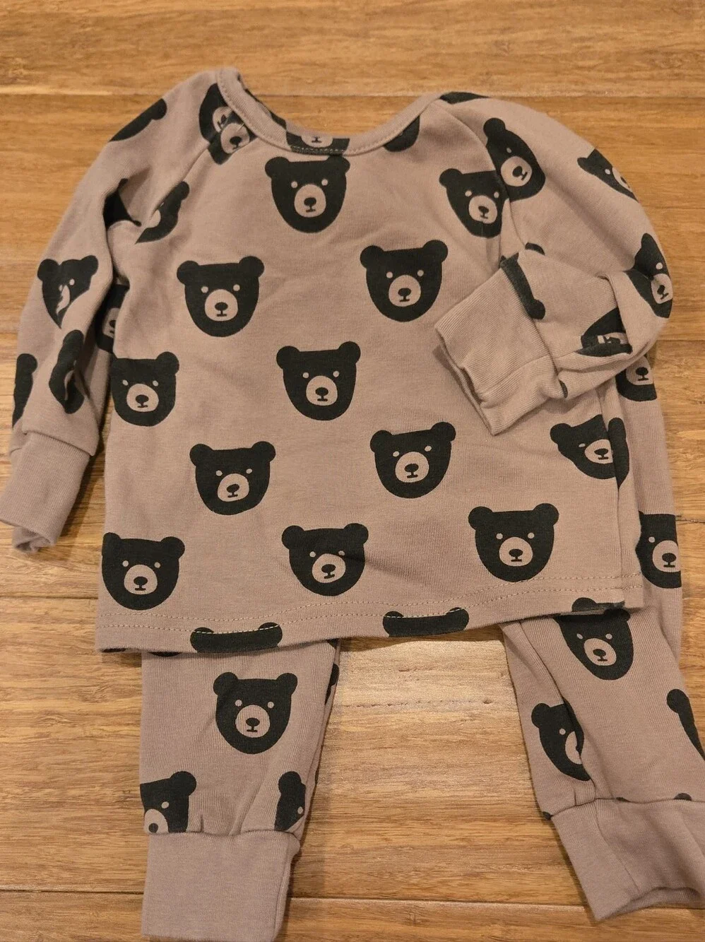 Little One Shop Bear Sweater And Jogger Matching Set
